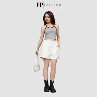 Quần Short Nữ J-P Fashion Form Chuẩn Lưng Thun Vải Kaki Phù Hợp Mặc Đi Học Đi Chơi Siêu Thoải Mái 15009092