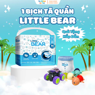 (ĐÓNG XUYÊN ĐÊM)1 Bịch Bỉm Little Bear Nhật Bản size M, Bỉm Ban Đêm Siêu Thấm Cho Bé