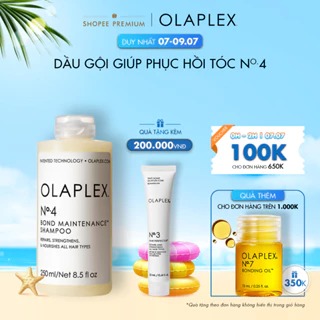 Dầu gội phục hồi tăng cường chắc khỏe tóc Olaplex No.4 Bond Maintenance Shampoo 250ml