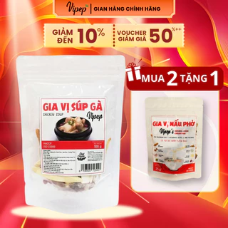 Gia Vị Nấu Súp Gà Tự Nhiên Vipep 100g - Gia vị Vipep