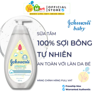 Sữa tắm toàn thân Johnson's Top-To-Toe™ Bath Cotton Touch™