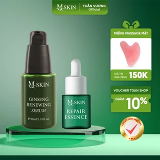 Combo Sâm Cau Rừng MQ SKIN - Serum tái tạo và Serum phục hồi