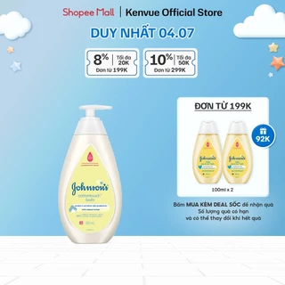 Sữa tắm gội toàn thân mềm mịn Johnson' baby bath Cotton touch 500ml (MỚI) - 100977934