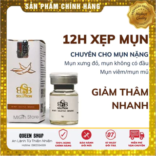 BSB SOLUTION & ACNEGEN MICROBIOME | Chấm mụn Xẹp Mụn Sau 12h- Giảm Thâm Mờ Sẹo