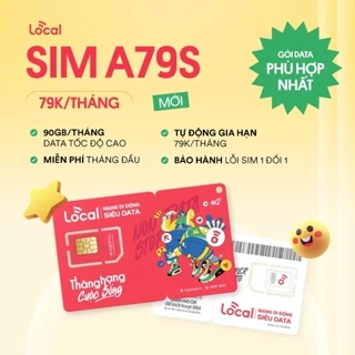 Sim Local Mobifone 4G [Miễn phí tháng đầu] iTel 4G Vinaphone Gọi Miễn phí, Wintel Dat Không giới hạn