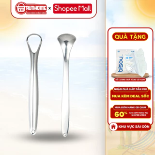 Dụng Cụ Vệ Sinh Lưỡi RUNHOME Cao Cấp Bằng Inox Dành Cho Người Lớn, Trẻ Em, Giúp Hơi Thở Bớt Hôi 100%