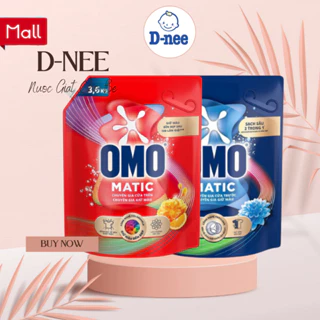 Nước giặt Omo matic cửa trước 3.6kg bền đẹp/ khử mùi thư thái