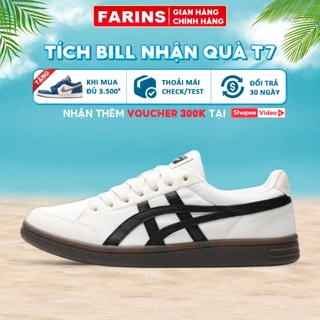 Giày Onitsuka Tiger Advanti Cream White Chính Hãng, Giày Onitsukia Real Thời Trang Nam Nữ Farins