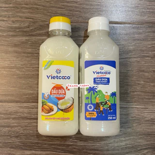 Dầu dừa nguyên chất Coconut oil VIETCOCO