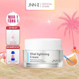 Kem dưỡng trắng da mặt JNN-II Vital Lightning Cream dưỡng ẩm dưỡng trắng phục hồi da B5 Niacinamide Hàn Quốc 30g jnn2.vn