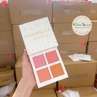 BILL US - Bảng phấn má hồng MoonSlice Beauty Blushing Moon 4 ô tone hồng, cam siêu xinh