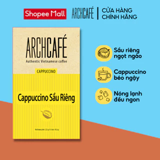 Cà phê Cappuccino Sầu Riêng Archcafé (hộp 12 gói x 18.5g)