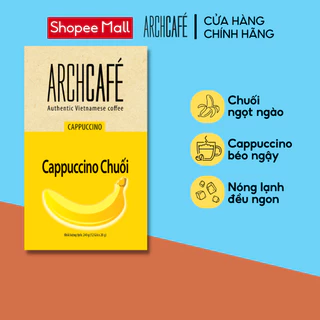 Cà phê hòa tan vị Cappuccino Chuối Archcafé (hộp 12 gói x 20g)