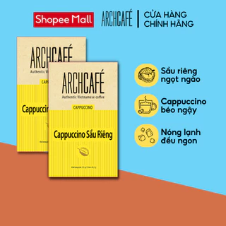 Combo 2 Cà phê hoà tan Archcafé Cappuccino Sầu Riêng Hộp 12 gói x 18.5g