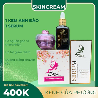 COMBO Kem Anh Đào 20g + SERUM 50ml