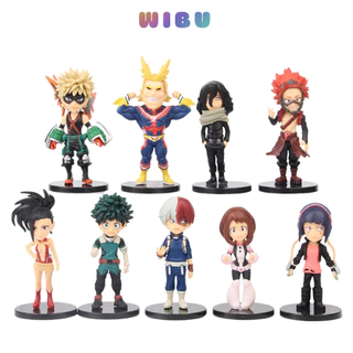 Mô Hình Học Viện Siêu Anh Hùng 9 nhân vật Deku , All Might ,Todoroki Shoto ,Bakugo Katsuki figure my hero academia