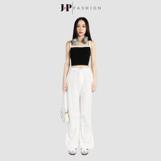 Áo Croptop 2 Dây Nữ JP FASHION Chất Liệu Thun Gân Dày Dặn Không Mút Co Dãn Ôm Body Tôn Dáng 10510078