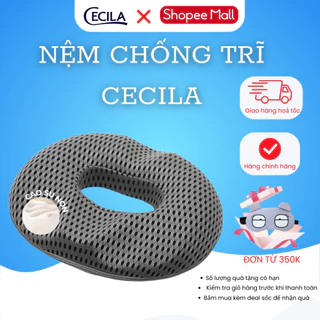 Gối lót ghế ngồi y tế chống trĩ CECILA, Chất liệu cao su non giảm ê mỏi mông cho dân văn phòng, bà bầu, người bệnh trĩ.