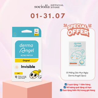 Miếng dán mụn Derma Angel Dành cho ban ngày 12 miếng