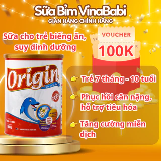 Origin 800g - Dinh dưỡng cho trẻ biếng ăn, còi xương 7 tháng - 10 tuổi [Hàng chính hãng Medibest]