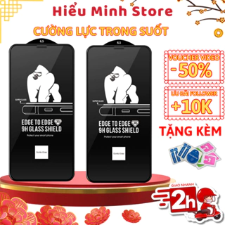 Kính cường lực iphone Full Màn 6plus/7plus/8plus/xs max/11/12 pro/11 promax / 12 13promax/ 14 Promax  15Promax