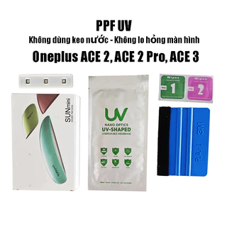 Miếng dán PPF UV Oneplus ACE 2, 1+ ace 2, ace 2 pro, ace 3, 1+ ace 2 pro, 1+ ace 3 full màn hình