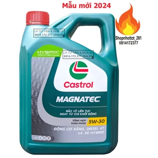 Dầu nhớt ô-tô Castrol Magnatec Stop Start 5W30 4000ml ( 4L ) Mẫu mới  - Shopnhottot