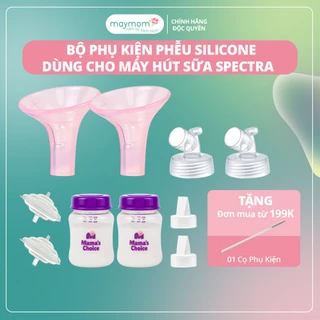 Phụ Kiện Hút Sữa Phễu Silicone Thương Hiệu Mama's Choice - Maymom, Dùng Bình Cổ Rộng Cho Máy Spectra, Avent, Fazt