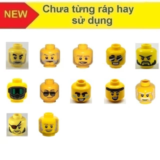 [Khách chọn mẫu] Đồ chơi xếp hình phụ kiện Lego Head (Yellow)