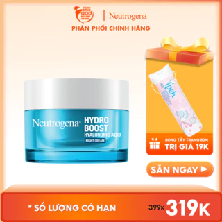 Mặt Nạ Ngủ Cấp Nước Dưỡng Ẩm Neutrogena Hydro Boost 3D Sleeping Mask 50g