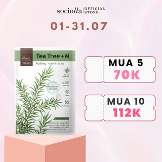 [MUA 5 GIẢM 50%] [HSD Trước T1/2025] Mặt Nạ Giảm Mẫn Đỏ & Cải Thiện Da Mụn Tràm Trà Ariul 7 Days Mask Tea Tree M 23ml