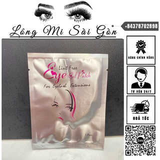 Miếng dán mi dưới Gel pad hồng, gelpad dán mi dưới 1 túi 2 miếng _ Dụng cụ nối mi _ Phụ liệu nối mi Mi Tâm