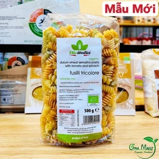 Nui Xoắn Rau Củ Hữu Cơ Bioitalia 500g