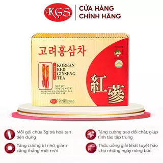 Hộp 50 Gói Trà Hồng Sâm Hàn Quốc Thượng Hạng KGS Korean Ginseng Story (3g x 50 gói)