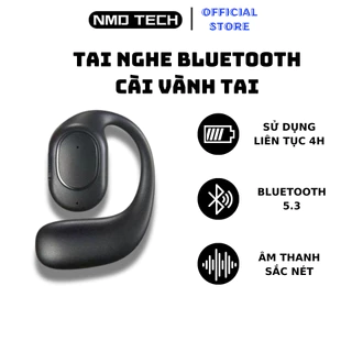 Tai nghe bluetooth tai nghe cài vành tai bluetooth 5.3 âm thanh sắc nét  thông minh tiện lợi đa năng