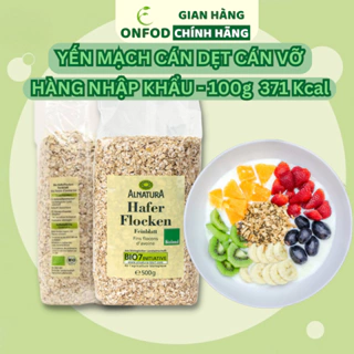 Yến mạch ONFOD cán dẹt cán vỡ, ngũ cốc giảm cân healthy cho người ăn kiêng tập gym 500g