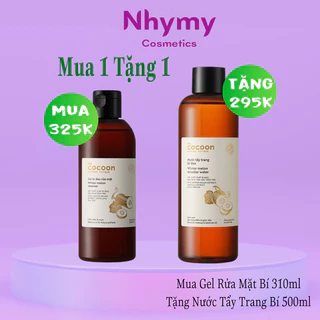 (Mua 1 tặng 1) Bigsize - Gel bí đao rửa mặt Cocoon giảm dầu & mụn 310ml