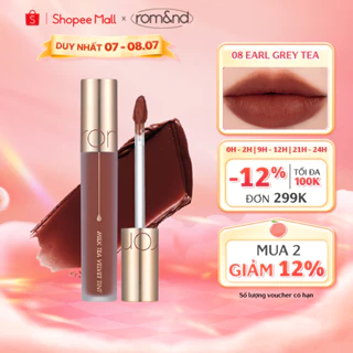 [Rom&nd] [Màu 1-9] Son kem lì, mịn mượt như nhung Hàn Quốc Romand Milk Tea Velvet Tint 4.4g (date 04/2025)