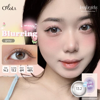 Kính áp tròng hiệu ứng hightlight ẩn cho mắt nhạỵ cảm BLURRING GRAY chính hãng OLOLA  | Lens cận | LENSFORGIRLSS