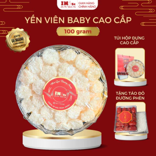 100GR Yến VIÊN BABY Cao Cấp Nguyên Chất Sạch Lông Chính Hãng Yến Sào Khánh Hòa INest Chất Lượng Uy Tín