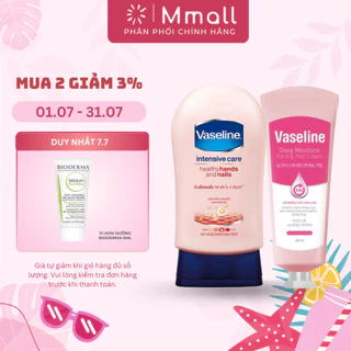 Kem Dưỡng Da Tay & Móng giúp da mịn màng Vaseline 24h Deep Moisture Hand & Nail Cream