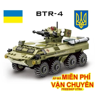 Bộ xếp hình Xe bọc thép chở quân BTR4 quân đội Ukraina