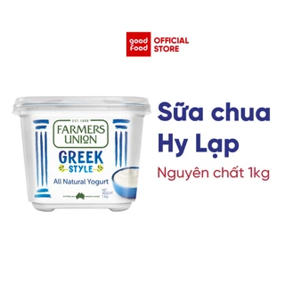 Sữa Chua Hy Lạp Greek Yogurt Farmers Union nguyên chất 1kg - 1 hũ