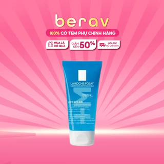 [MINISIZE] Sữa Rửa Mặt La Roche Posay Dạng Gel Giảm Mụn, Kiềm Dầu Effaclar Gel 50ml