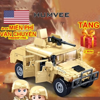 Bộ xếp hình Xe bọc thép Humvee Desert Storm quân đội Mỹ