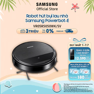 [Livestream] Robot hút bụi, lau sàn Samsung Powerbot-E lực hút cực mạnh 4200Pa (VR05R5050WK)