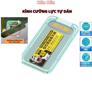 Kính cường lực iphone tự dán WTP 034 KK KTMStore ,Chống bụi màng loa 11 12 13 14 15 Promax Plus