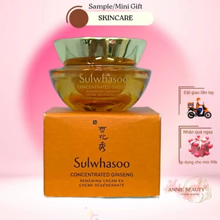 Kem dưỡng nhân sâm Sulwhasoo Concentrated Ginseng phục hồi da gấp 3 lần. chống lão hoá mạnh mẽ mới