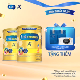 Bộ 2 sữa Bầu Enfamama A+ - Hương Vanila 830g/lon