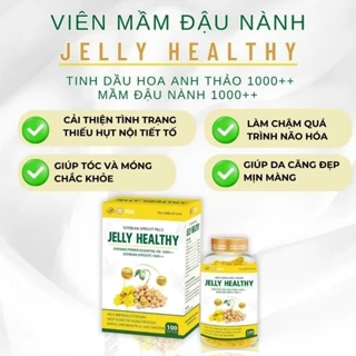 Viên Uống Tinh Dầu Hoa Anh Thảo Mầm Đậu Nành Cân Bằng Nội Tiết Tố Nữ 100 Viên